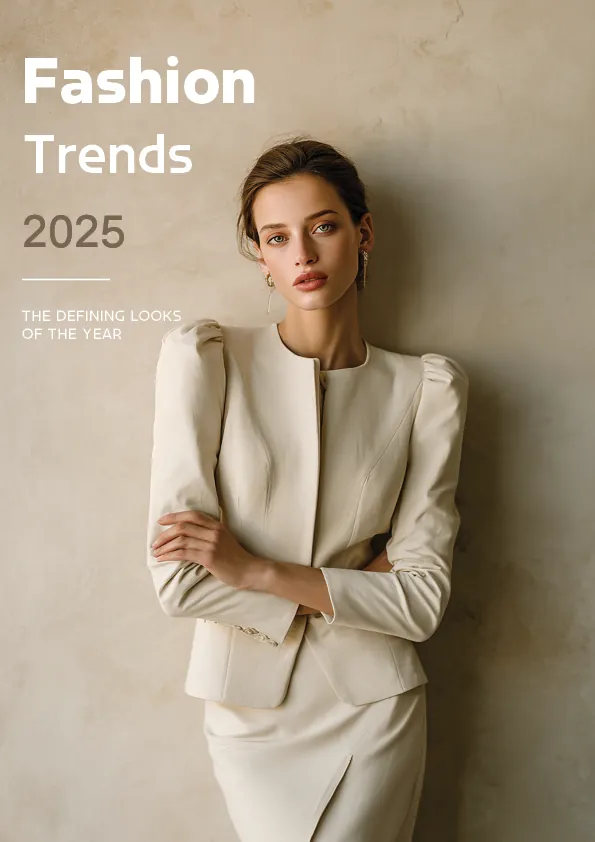 Fashion Trends 2025 — מגזין אופנה — עיצוב מגזין / עריכה | פרינט בעיצוב AVEXA STUDIO